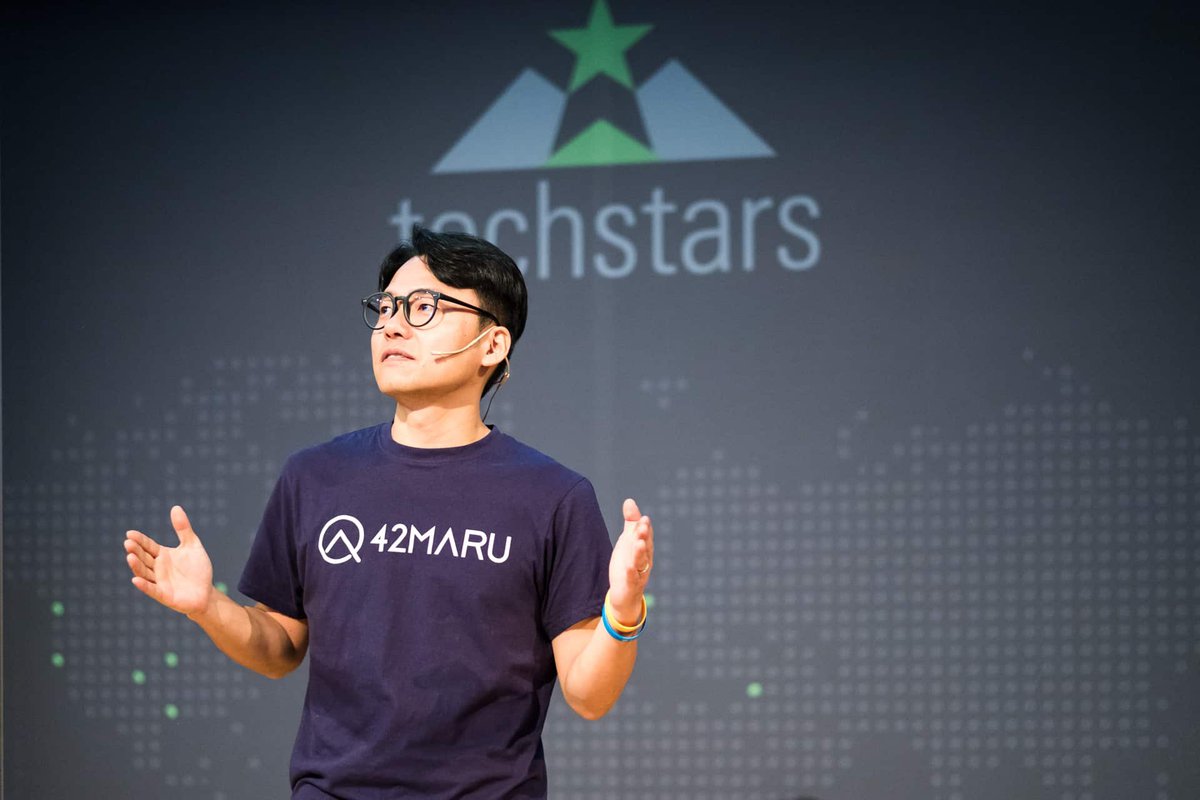 CEO DK Pitching at Techstars